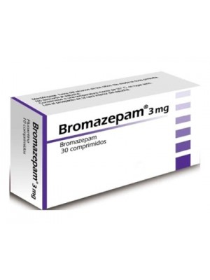 Bromazepam 3mg. 30 tablets